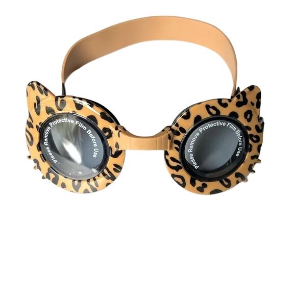 New Trendy Leopard Round Sunglasses Adjustable Size - Picture 2 of 5